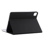 TG11BCS Bàn phím Bluetooth trắng có thể tháo rời + bao da vải microfiber cho iPad Pro 11 inch (2020), có đèn nền & touchpad & khe cắm bút & giá đỡ, bàn phím màu trắng