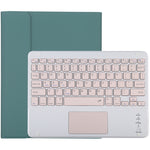 Bàn phím Bluetooth màu hồng TG-102BC có thể tháo rời + Bao da vải microfiber cho máy tính bảng iPad 10.2 inch / iPad Air (2019), có Touch Pad & khe cắm bút & giá đỡ, Bàn phím màu hồng