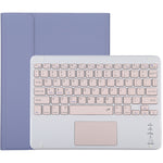 Bàn phím Bluetooth màu hồng TG-102BC có thể tháo rời + Bao da vải microfiber cho máy tính bảng iPad 10.2 inch / iPad Air (2019), có Touch Pad & khe cắm bút & giá đỡ, Bàn phím màu hồng