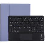 Bàn phím Bluetooth màu đen tháo rời TG97BC + Bao da vải sợi nhỏ cho máy tính bảng iPad 9.7 inch, có bàn di chuột & khe cắm bút & giá đỡ, TG97BC