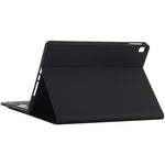 Bàn phím Bluetooth đen có thể tháo rời TG109BC + Ốp da microfiber cho iPad Air 2020, có bàn di chuột & khe cắm bút & giá đỡ, TG109BC