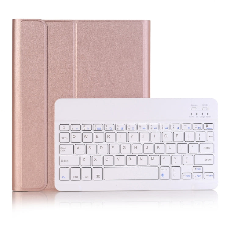 A102B Ốp da bàn phím Bluetooth siêu mỏng có thể tháo rời cho iPad 10.2 inch 2019, có chân đế & khe cắm bút, A102B Đen, A102B Vàng, A102B Xanh, A102B Vàng hồng