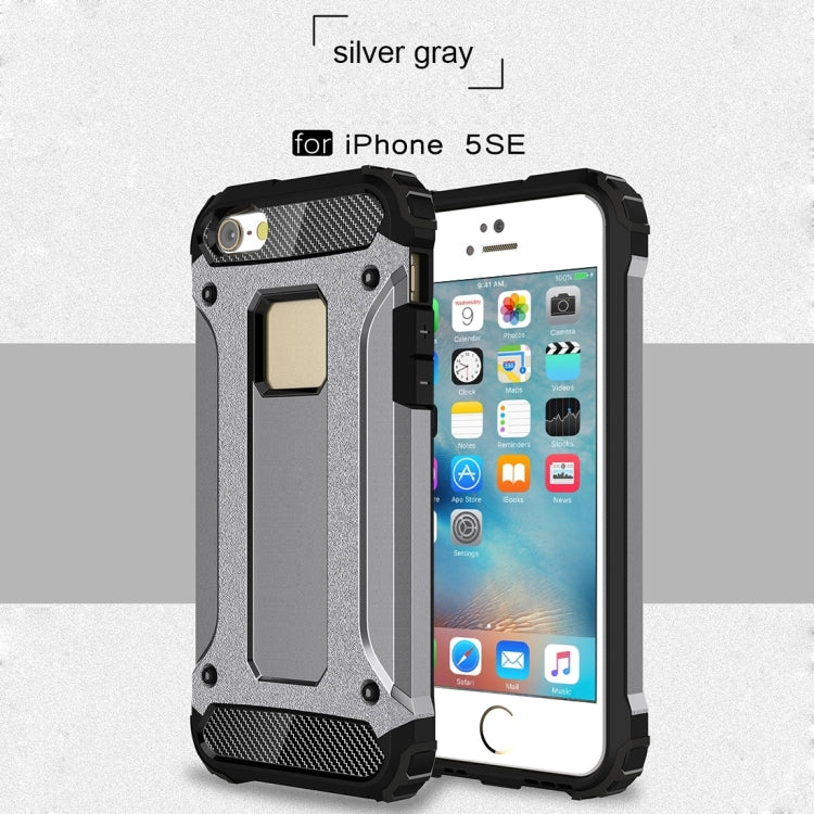 Tough Armor TPU + PC Combination Case for iPhone SE & 5 & 5s, For 5 & iPhone 5S & iPhone SE