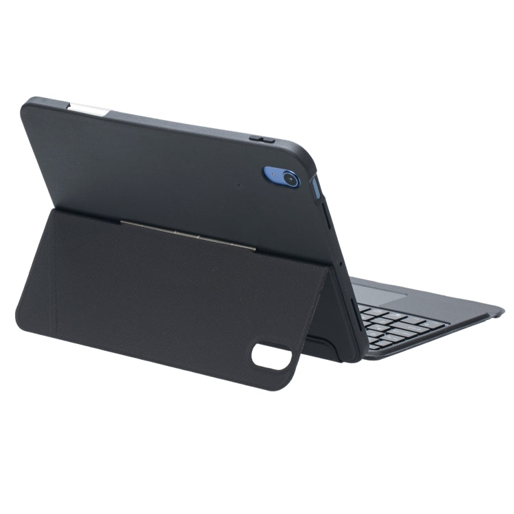 T10-AS Bao da bàn phím Bluetooth loại tách rời có đèn nền cảm ứng cho iPad 11 2025 / iPad thế hệ 10 10.9 2022, T10-A