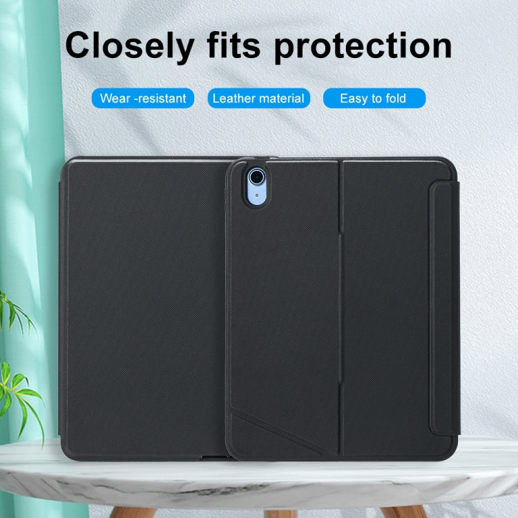 T10-AS Bao da bàn phím Bluetooth loại tách rời có đèn nền cảm ứng cho iPad 11 2025 / iPad thế hệ 10 10.9 2022, T10-A