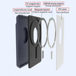 Túi ví đựng thẻ silicone cho iPhone 13 Series / iPhone 12 Series, chống mất từ, đựng thẻ, dán nam châm Magsafing