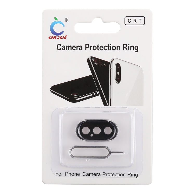 Rear Camera Lens Protection Ring Cover with Tray Eject Tool Needle For iPhone XS Max, iPhone XS Max