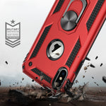 For iPhone XS Max Armor Shockproof TPU + PC Protective Case with 360 Degree Rotation Holder, For iPhone XS Max