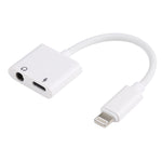 GL011 2 trong 1 Đầu Nữ 8 Pin + Đầu Nữ 3.5mm sang Đầu Nam 8 Pin Bộ Chuyển Đổi Sạc Âm Thanh