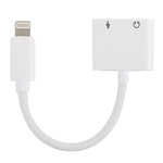 GL011 2 trong 1 Đầu Nữ 8 Pin + Đầu Nữ 3.5mm sang Đầu Nam 8 Pin Bộ Chuyển Đổi Sạc Âm Thanh