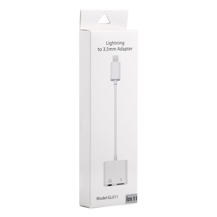 GL011 2 trong 1 Đầu Nữ 8 Pin + Đầu Nữ 3.5mm sang Đầu Nam 8 Pin Bộ Chuyển Đổi Sạc Âm Thanh