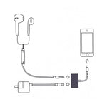 GL011 2 trong 1 Đầu Nữ 8 Pin + Đầu Nữ 3.5mm sang Đầu Nam 8 Pin Bộ Chuyển Đổi Sạc Âm Thanh