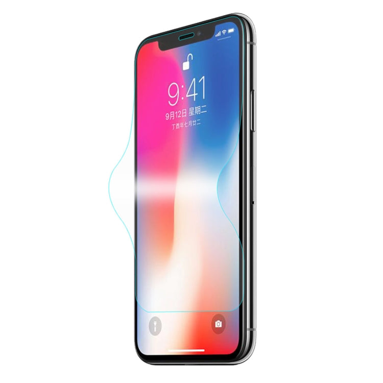 ENKAY Hat-Prince miếng dán bảo vệ màn hình 3D siêu mỏng 0.1mm chống nổ bằng hydrogel cho iPhone XR, chất liệu TPU+TPE+PET, iPhone XR