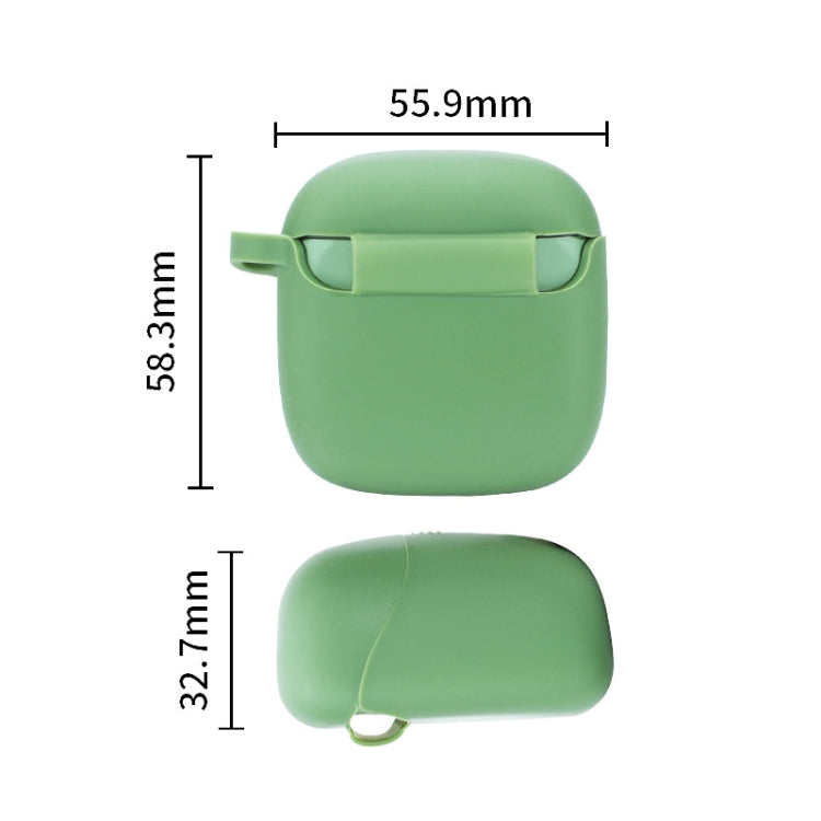 Ốp bảo vệ tai nghe không dây màu trơn bằng silicone chống rơi cho JBL TUNE 220TWS