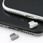 2 cổng sạc kim loại chống bụi 8 chân đa năng cho iPhone