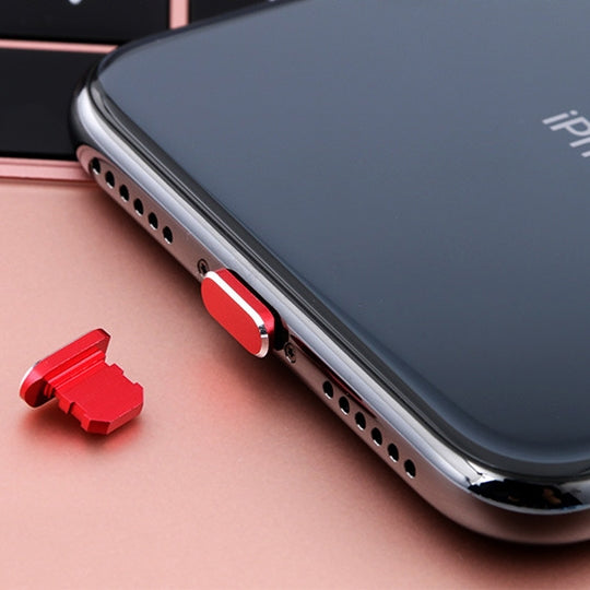2 cổng sạc kim loại chống bụi 8 chân đa năng cho iPhone