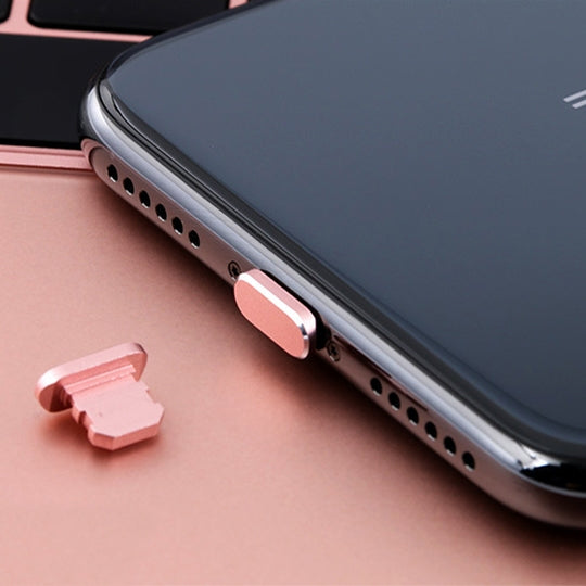 2 cổng sạc kim loại chống bụi 8 chân đa năng cho iPhone