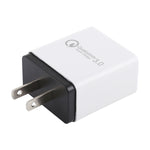 Sạc nhanh du lịch AR-QC-03 2.1A 3 cổng USB, phích cắm Mỹ, AR-QC-03 US, phích cắm AR-QC-03 US màu xanh