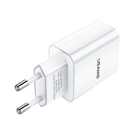 Bộ sạc du lịch USB đơn 2.1A USAMS US-CC075 T18, phích cắm EU