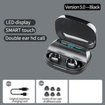 263 TWS Tai nghe Bluetooth chống ồn CVC8.0 kèm hộp sạc, Hỗ trợ cảm ứng & Màn hình LED ba lớp hiển thị pin & Giá đỡ điện thoại & Pin dự phòng & Gọi HD & Trợ lý giọng nói, 263