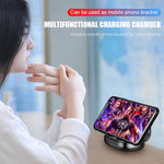 263 TWS Tai nghe Bluetooth chống ồn CVC8.0 kèm hộp sạc, Hỗ trợ cảm ứng & Màn hình LED ba lớp hiển thị pin & Giá đỡ điện thoại & Pin dự phòng & Gọi HD & Trợ lý giọng nói, 263