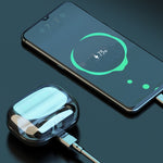 263 TWS Tai nghe Bluetooth chống ồn CVC8.0 kèm hộp sạc, Hỗ trợ cảm ứng & Màn hình LED ba lớp hiển thị pin & Giá đỡ điện thoại & Pin dự phòng & Gọi HD & Trợ lý giọng nói, 263