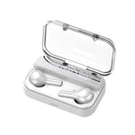 Tai nghe Bluetooth TWS chống ồn ngoài 278 kèm hộp sạc, Hỗ trợ màn hình LED hiển thị pin kỹ thuật số & đèn nhấp nháy & gọi & trợ lý giọng nói, 278 Đen, 278 Trắng