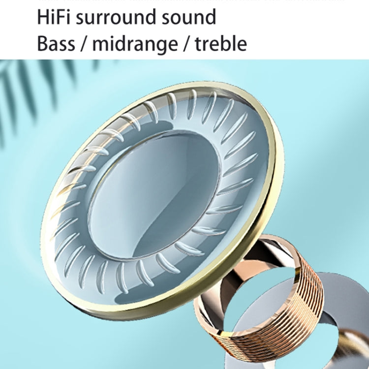 Tai nghe Bluetooth TWS chống ồn ngoài 278 kèm hộp sạc, Hỗ trợ màn hình LED hiển thị pin kỹ thuật số & đèn nhấp nháy & gọi & trợ lý giọng nói, 278 Đen, 278 Trắng