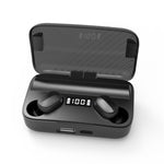 Tai nghe Bluetooth chống ồn kép A9 TWS CVC8.0 và DSP với hộp sạc nam châm & màn hình kỹ thuật số LED, hỗ trợ cảm ứng & gọi HD & Siri & pin dự phòng, A9
