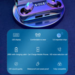 Tai nghe Bluetooth chống ồn kép A9 TWS CVC8.0 và DSP với hộp sạc nam châm & màn hình kỹ thuật số LED, hỗ trợ cảm ứng & gọi HD & Siri & pin dự phòng, A9