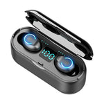 F9-8 TWS Tai nghe Bluetooth mini chống ồn CVC8.0 cảm ứng kèm hộp sạc, Hỗ trợ hiển thị pin LED ba lớp & Giá đỡ điện thoại & Gọi & Trợ lý giọng nói, F9-8