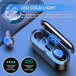F9-8 TWS Tai nghe Bluetooth mini chống ồn CVC8.0 cảm ứng kèm hộp sạc, Hỗ trợ hiển thị pin LED ba lớp & Giá đỡ điện thoại & Gọi & Trợ lý giọng nói, F9-8