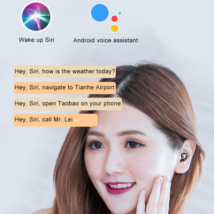 Tai nghe Bluetooth giảm tiếng ồn màn hình kỹ thuật số ba màn hình F9-5C, F9-5C không dây đeo màu đen