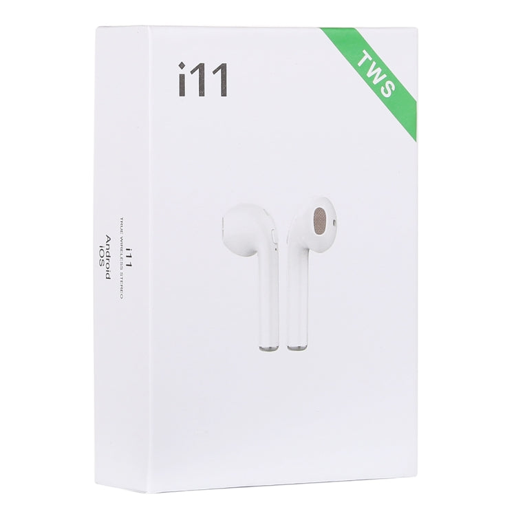 i11-TWS Tai nghe stereo không dây Bluetooth V5.0 kèm hộp sạc từ tính, Tương thích với iOS & Android