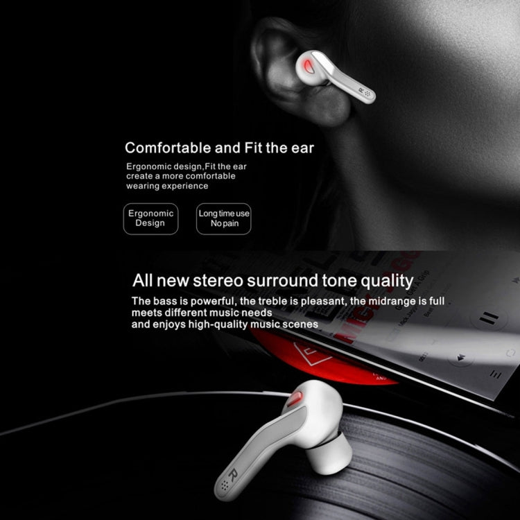 Tai nghe Bluetooth stereo không dây T-88 TWS V5.0 với hộp sạc nam châm