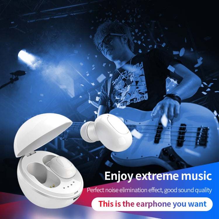 Tai nghe Bluetooth không dây A10 TWS hình viên nang không gian với hộp sạc từ tính & dây đeo, hỗ trợ gọi HD & kết nối Bluetooth tự động, màu đen, đen trắng, trắng, trắng + đen