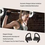 Tai nghe Bluetooth treo tai không dây JHO-A9 TWS kèm túi tích hợp sạc + lưu trữ có dây kéo, hỗ trợ điều khiển giọng nói, JHO-A9