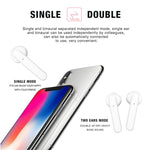 Tai nghe Bluetooth không dây cảm ứng X26 TWS 5.0 kèm hộp sạc hút từ, hỗ trợ trợ lý giọng nói & gọi, màu hồng, xanh, trắng