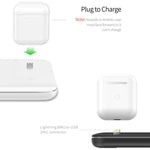 Z5 Bộ sạc không dây từ tính Qi đứng cho điện thoại di động & Apple Watch & AirPods / Xiaomi Redmi AirDots, có đèn vòng cảm ứng, Z5
