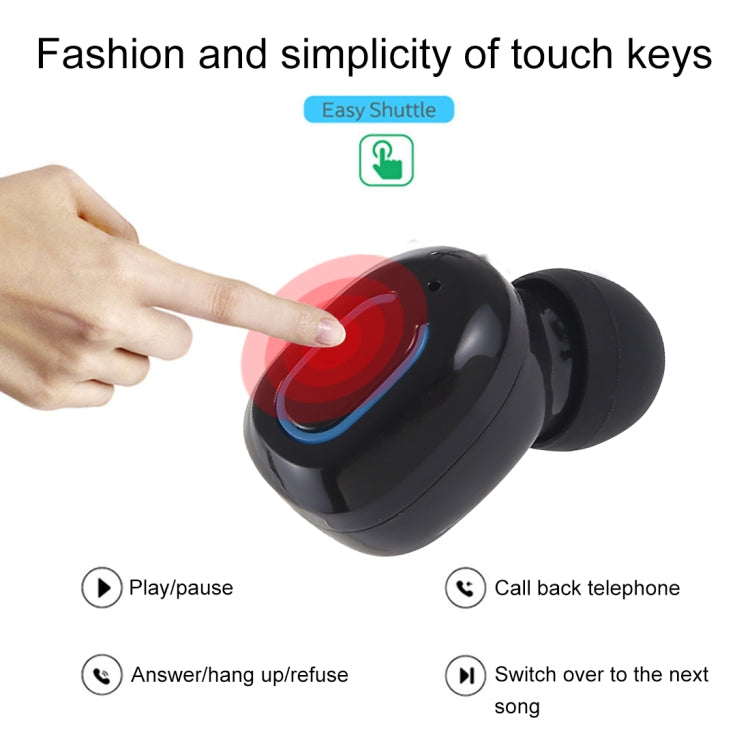 TI8S TWS Tai nghe stereo không dây Bluetooth 5.0 lấp lánh kèm hộp sạc