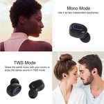 TI8S TWS Tai nghe stereo không dây Bluetooth 5.0 lấp lánh kèm hộp sạc