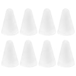 8 cái nắp đầu bút chống trượt, không gây tiếng ồn, chống mài mòn cho Apple Pencil 1 / 2, màu xanh đậm, xanh bạc hà, trong suốt, trắng