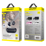 awei T6 TWS Tai nghe thể thao không dây Bluetooth V5.0 kèm hộp sạc