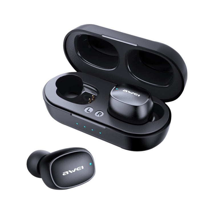 Tai nghe thể thao không dây Bluetooth V5.0 TWS awei T13 kèm hộp sạc
