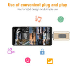 Richwell 3 trong 1 64G Type-C + 8 chân + USB 3.0 ổ đĩa flash kim loại kéo đẩy có chức năng OTG