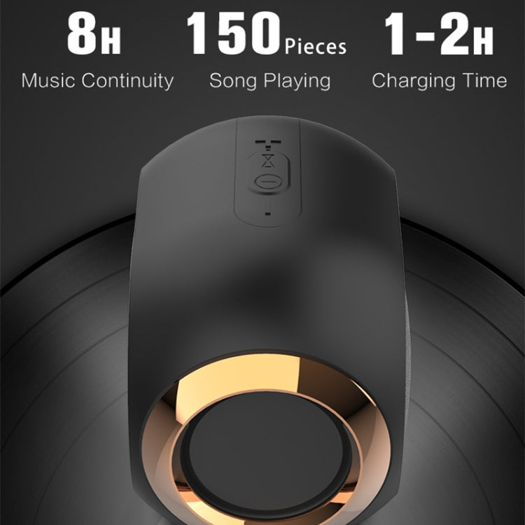 Loa Bluetooth không dây chống nước ngoài trời X6 TWS 5W, hỗ trợ rảnh tay / USB / AUX / thẻ TF