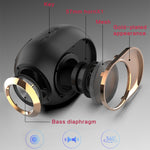 Loa Bluetooth không dây chống nước ngoài trời X6 TWS 5W, hỗ trợ rảnh tay / USB / AUX / thẻ TF