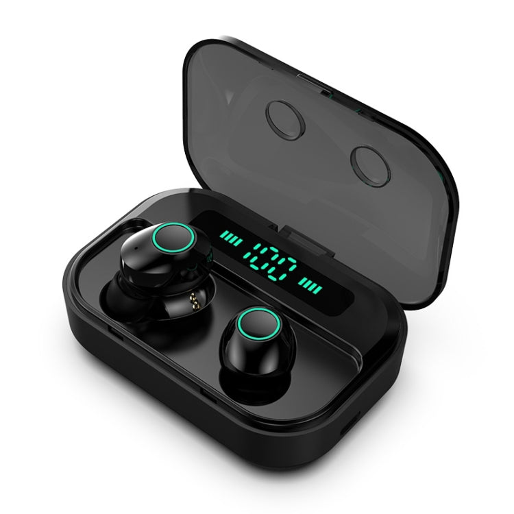 Tai nghe Bluetooth stereo không dây hai bên M7 TWS V5.0 kèm hộp sạc và màn hình kỹ thuật số