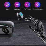 Tai nghe Bluetooth stereo không dây hai bên M7 TWS V5.0 kèm hộp sạc và màn hình kỹ thuật số