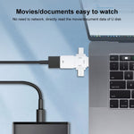 Bộ chuyển đổi OTG USB 2.0 sang 8 Pin + USB-C / Type-C + Micro USB